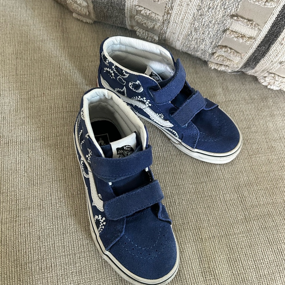 Vans Kids Blue High-Top Sneakers
